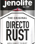 JENOLITE DIRECTORUST Satin spray paint | 400 ml | All-in-one multisurface paint: metal, wood, plastic | Apply directly on rust | RAL 9005
