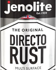 JENOLITE DIRECTORUST Satin spray paint | 400 ml | All-in-one multisurface paint: metal, wood, plastic | Apply directly on rust | RAL 9005