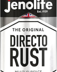 JENOLITE Directorust Pintura en aerosol brillante | 400ml | Pintura en aerosol de óxido directo para metal | Múltiples superficies: madera, metal, plástico