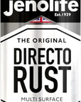 JENOLITE Directorust Pintura en aerosol brillante | 400ml | Pintura en aerosol de óxido directo para metal | Múltiples superficies: madera, metal, plástico