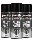 JENOLITE Pintura en aerosol plateada para llantas de aleación | 400ml | Pintura para llantas de aleación premium | Resistente a la corrosión | Restaurar y renovar llantas de aleación