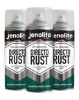 JENOLITE DIRECTORUST Satin spray paint | 400 ml | All-in-one multisurface paint: metal, wood, plastic | Apply directly on rust | RAL 9005