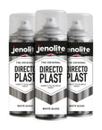 JENOLITE Directoplast Pintura en aerosol brillante | 400ml | Pintura en aerosol multisuperficie | Para todo tipo de plástico | No se requiere imprimación