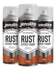 JENOLITE Rust Effect Spray Paint | Rust Finish | 400 ml | Textured Paint with Rust Metal Look | Multi-Surface | Ideal for Crafts | Interior and Exterior