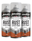 JENOLITE Pintura en Spray Efecto Óxido | ACABADO ÓXIDO | 400ml | Pintura Texturizada con Apariencia de Metal Oxidado | Multi-Superficie | Ideal para Manualidades | Interior y Exterior