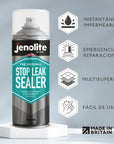 JENOLITE Stop Leak Spray Sealant | 400ml | Leak Sealant for Gutters and Flat Roofs | Waterproof | Fills, Seals & Stops Leaks | Long Term Water Protection
