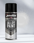 JENOLITE Pintura en aerosol plateada para llantas de aleación | 400ml | Pintura para llantas de aleación premium | Resistente a la corrosión | Restaurar y renovar llantas de aleación