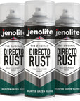 JENOLITE Directorust Pintura en aerosol brillante | 400ml | Pintura en aerosol de óxido directo para metal | Múltiples superficies: madera, metal, plástico