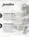 JENOLITE Protección Antigravilla | 1Litro | Sellador para Bajo del Coche | Protege Umbrales, Paneles Inferiores y Chasis contra Daños por Gravilla | Protección Anticorrosión contra el Óxido