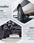 JENOLITE Protección Antigravilla | 1Litro | Sellador para Bajo del Coche | Protege Umbrales, Paneles Inferiores y Chasis contra Daños por Gravilla | Protección Anticorrosión contra el Óxido