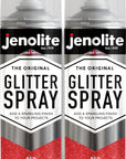 JENOLITE Glitter Spray Paint | Coloured Glitter Paint | Multi-Surface | Ideal for Photo Frames, Mirrors, Ornaments and Crafts | 400ml