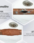 JENOLITE - Repair Epoxy Putty - Repair Bar - Industrial Strength: Reconstruction and Repair of All Metals - 112 g