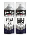 JENOLITE Directorust Pintura en aerosol brillante | 400ml | Pintura en aerosol de óxido directo para metal | Múltiples superficies: madera, metal, plástico