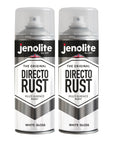 JENOLITE Directorust Pintura en aerosol brillante | 400ml | Pintura en aerosol de óxido directo para metal | Múltiples superficies: madera, metal, plástico