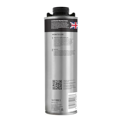 JENOLITE Protección Antigravilla | 1Litro | Sellador para Bajo del Coche | Protege Umbrales, Paneles Inferiores y Chasis contra Daños por Gravilla | Protección Anticorrosión contra el Óxido