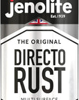 JENOLITE Directorust Pintura en aerosol brillante | 400ml | Pintura en aerosol de óxido directo para metal | Múltiples superficies: madera, metal, plástico