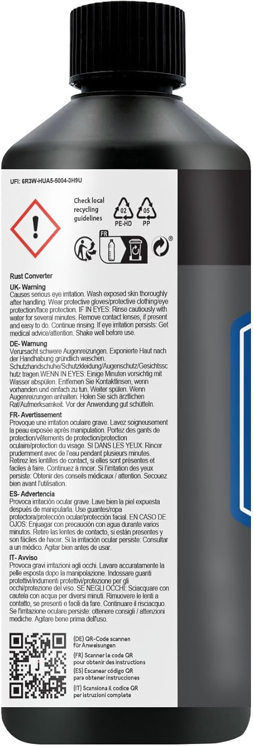 JENOLITE Oxide Converter | Rust Treatment | Oxide Converter Ideal for Cars and Metal | Oxidized, Converter and Primer | Water-Based Formula Oxide Transformer