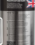 JENOLITE DIRECTORUST Satin spray paint | 400 ml | All-in-one multisurface paint: metal, wood, plastic | Apply directly on rust | RAL 9005