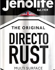 JENOLITE Directorust Pintura en aerosol brillante | 400ml | Pintura en aerosol de óxido directo para metal | Múltiples superficies: madera, metal, plástico