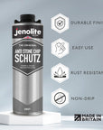JENOLITE Protección Antigravilla | 1Litro | Sellador para Bajo del Coche | Protege Umbrales, Paneles Inferiores y Chasis contra Daños por Gravilla | Protección Anticorrosión contra el Óxido