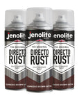 JENOLITE DIRECTORUST Satin spray paint | 400 ml | All-in-one multisurface paint: metal, wood, plastic | Apply directly on rust | RAL 9005