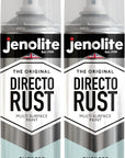 JENOLITE Directorust Pintura en aerosol brillante | 400ml | Pintura en aerosol de óxido directo para metal | Múltiples superficies: madera, metal, plástico