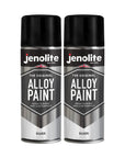 JENOLITE Pintura en aerosol plateada para llantas de aleación | 400ml | Pintura para llantas de aleación premium | Resistente a la corrosión | Restaurar y renovar llantas de aleación