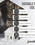 JENOLITE Imprimación en Spray para Plástico | 400ml | Pintura en aerosol para imprimación | Promueve Adhesión | Spray para Automoción, Muebles de Jardín, Maquetas y Otros Plásticos Rígidos