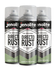 JENOLITE DIRECTORUST Satin spray paint | 400 ml | All-in-one multisurface paint: metal, wood, plastic | Apply directly on rust | RAL 9005