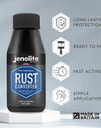 JENOLITE Oxide Converter | Rust Treatment | Oxide Converter Ideal for Cars and Metal | Oxidized, Converter and Primer | Water-Based Formula Oxide Transformer