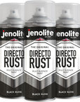 JENOLITE Directorust Pintura en aerosol brillante | 400ml | Pintura en aerosol de óxido directo para metal | Múltiples superficies: madera, metal, plástico