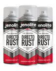JENOLITE DIRECTORUST Satin spray paint | 400 ml | All-in-one multisurface paint: metal, wood, plastic | Apply directly on rust | RAL 9005