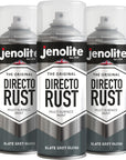 JENOLITE Directorust Pintura en aerosol brillante | 400ml | Pintura en aerosol de óxido directo para metal | Múltiples superficies: madera, metal, plástico