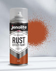 JENOLITE Rust Effect Spray Paint | Rust Finish | 400 ml | Textured Paint with Rust Metal Look | Multi-Surface | Ideal for Crafts | Interior and Exterior