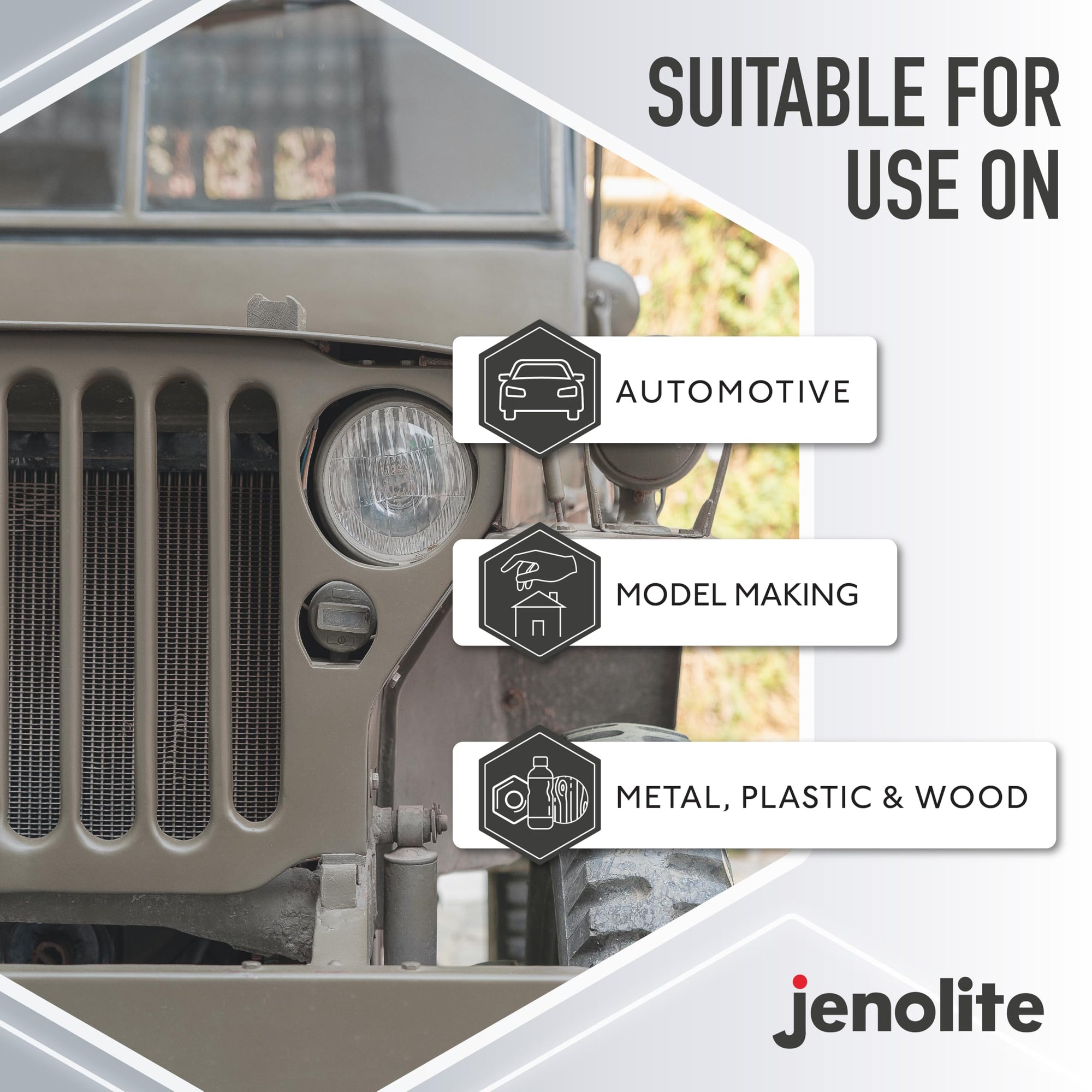 JENOLITE Pintura de camuflaje | Ideal para modelismo, paintball, vehículos militares Airsoft | 400 ml