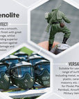 JENOLITE Pintura de camuflaje | Ideal para modelismo, paintball, vehículos militares Airsoft | 400 ml