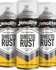 JENOLITE Directorust Pintura en aerosol brillante | 400ml | Pintura en aerosol de óxido directo para metal | Múltiples superficies: madera, metal, plástico