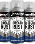 JENOLITE Directorust Pintura en aerosol brillante | 400ml | Pintura en aerosol de óxido directo para metal | Múltiples superficies: madera, metal, plástico