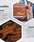 JENOLITE Rust Effect Spray Paint | Rust Finish | 400 ml | Textured Paint with Rust Metal Look | Multi-Surface | Ideal for Crafts | Interior and Exterior