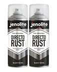 JENOLITE Directorust Pintura en aerosol brillante | 400ml | Pintura en aerosol de óxido directo para metal | Múltiples superficies: madera, metal, plástico